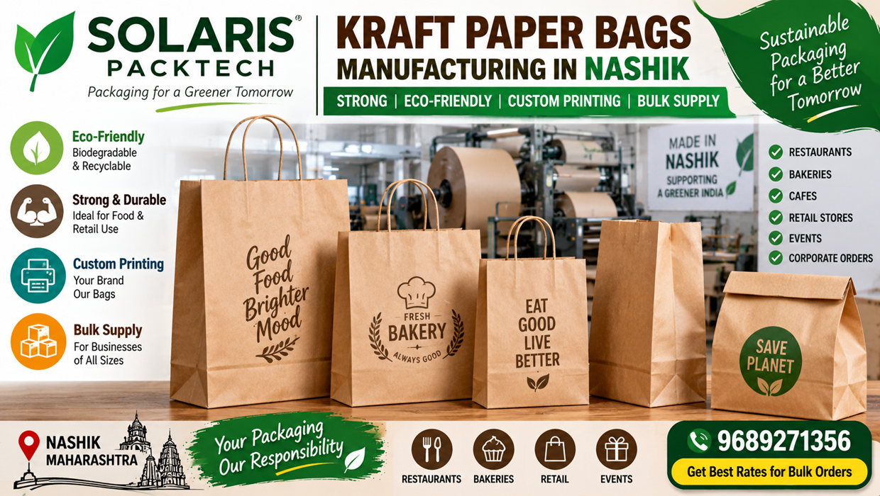 Top Paper Bag Manufacturer in Nashik | Bulk Orders & Wholesale Supply – 2026